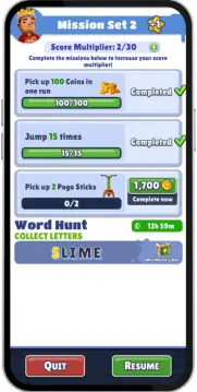Subway Surfers Mod APK 2025 v3.44.2 Unlimited Money Characters & Keys 24 Subway Surfers Mission set