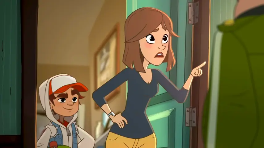 Subway Surfers Jake Mom's and background