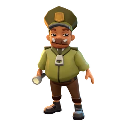 Subway Surfers Guard King Outfit