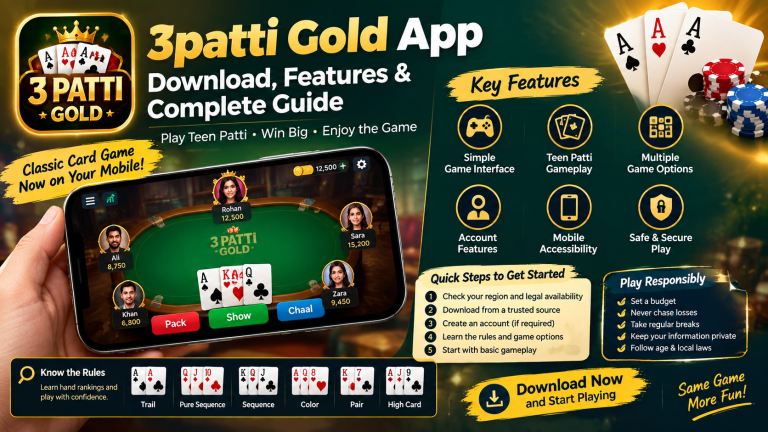 3patti Gold App: Download, Features & Complete Guide